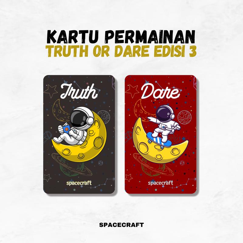 Kartu Truth or Dare Space Edition | 52 Kartu Tantangan & Pertanyaan ...