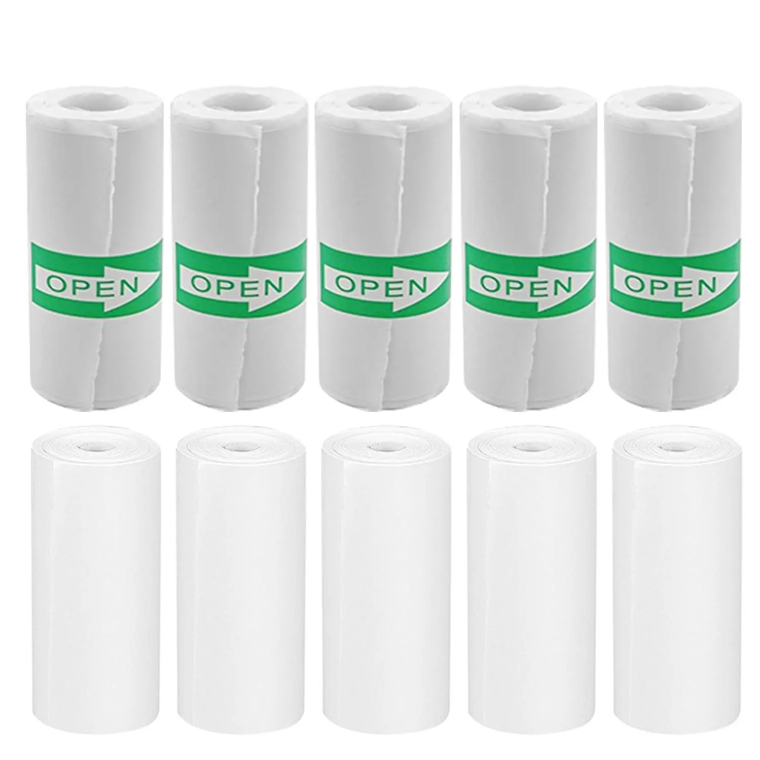 Thermal Printer Paper, 10/20 Rolls Mini Printer Paper, Self Adhesive Paper, Label Sticker Paper, Office Stationery Supplies