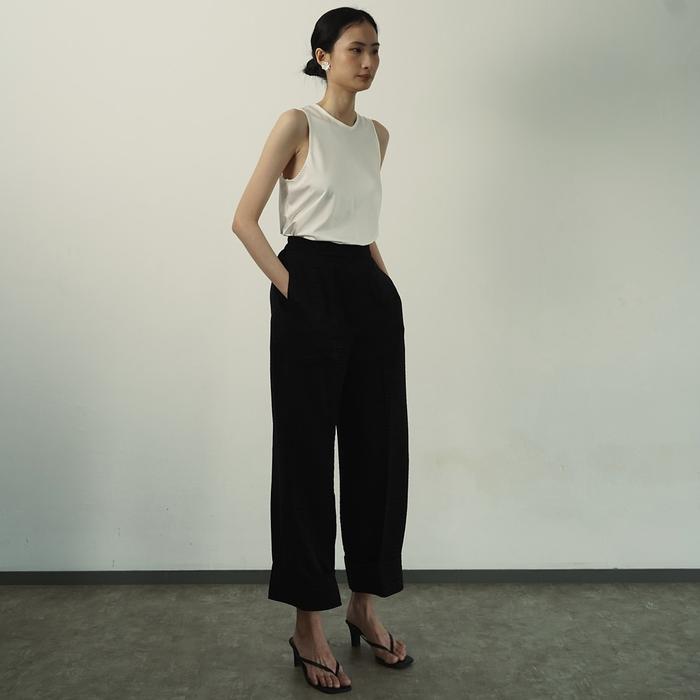 Gambar PAFON Gauri Pants - Black dari YOURPAFON Kota Administrasi Jakarta Pusat Tokopedia
