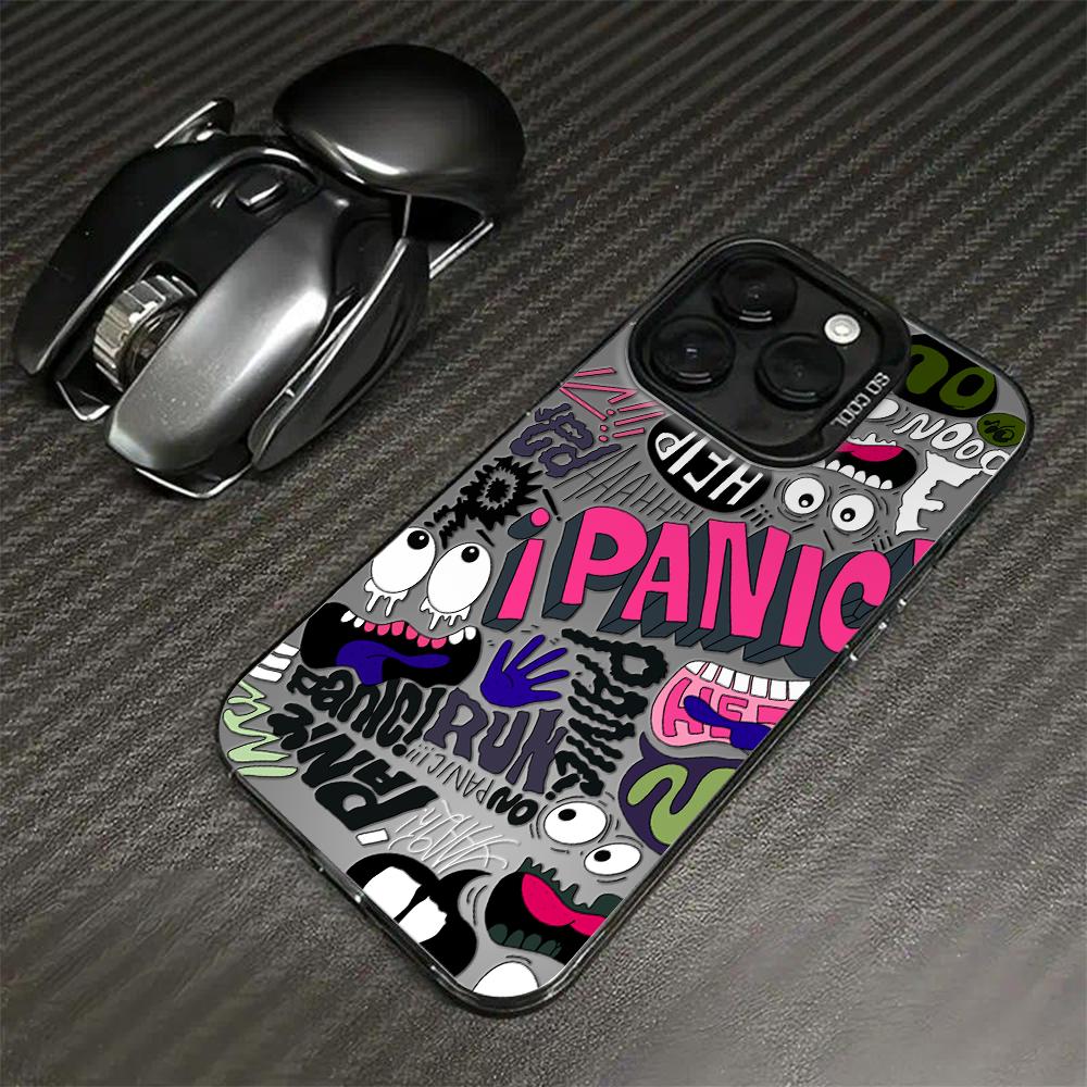 ORAX "versi baru"Casing Handphone Silikon TPU TeksGraffiti untuk iPhone 13/15 Pro Max, iPhone 14/XsMax/R.Cocok untuk iPhone 12/11-Romantis& Indah-Cocok untuk Dipakai denganHP.mao