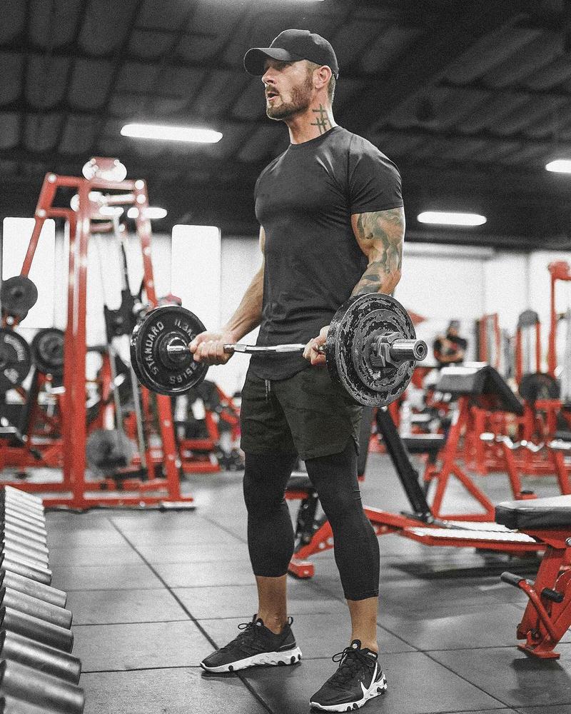 Product Introduction of T-Shirt Summer Sports Fitness Short Sleeve Men'S Quick Dry Training T-Shirt 15
