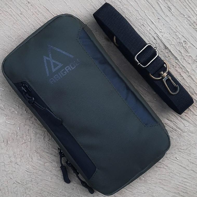 Cluth bag megan Abigadu tas hp anti air slingphone waterproof hitam sling pouch pria wanita tas selempang multi pungsi  kedap air pouch handphone phone bag Slingbag 4