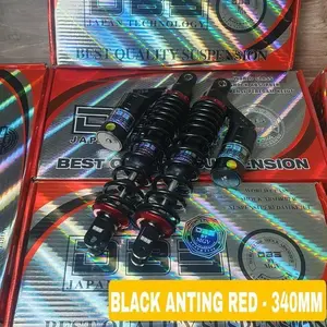 SHOCKBREAKER DBS ORIGINAL TIPE G 7711 UKURAN 340MM/SHOCK BELAKANG PCX 150&NMAX OLD UKURAN 340MM BY DBS ORIGINAL Gold Motor Motorcycle SHOCK DBS 365MM PCX 160 2021 ADV 150 - BLACK ANTING RED, 340MM