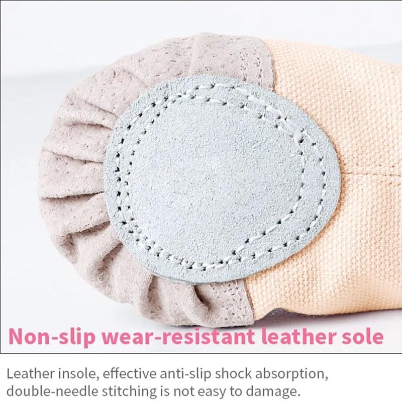 Product Introduction of High Quality Soft Sole Ballet Dance Shoes 5 colors Ballerina Shoes Drawstring Wear Resistant Adult Dance Slippers for Women 19