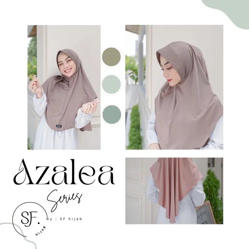 SF HIJAB - HIJAB BERGO DAILY INSTAN AZALEA SIZE L 0