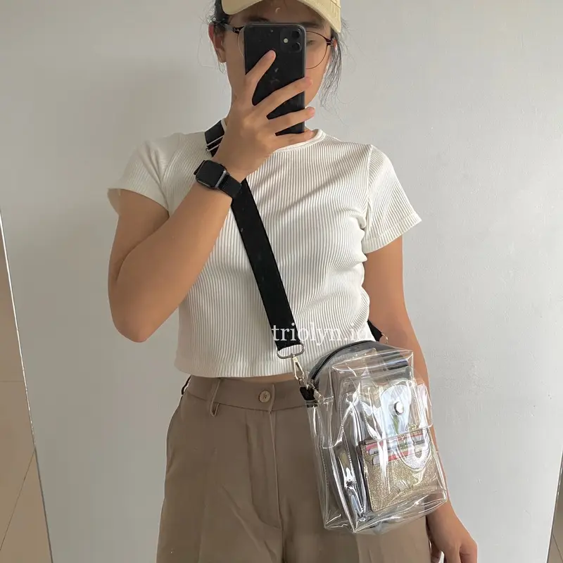 Tas pvc selempang transparan tas konser 6