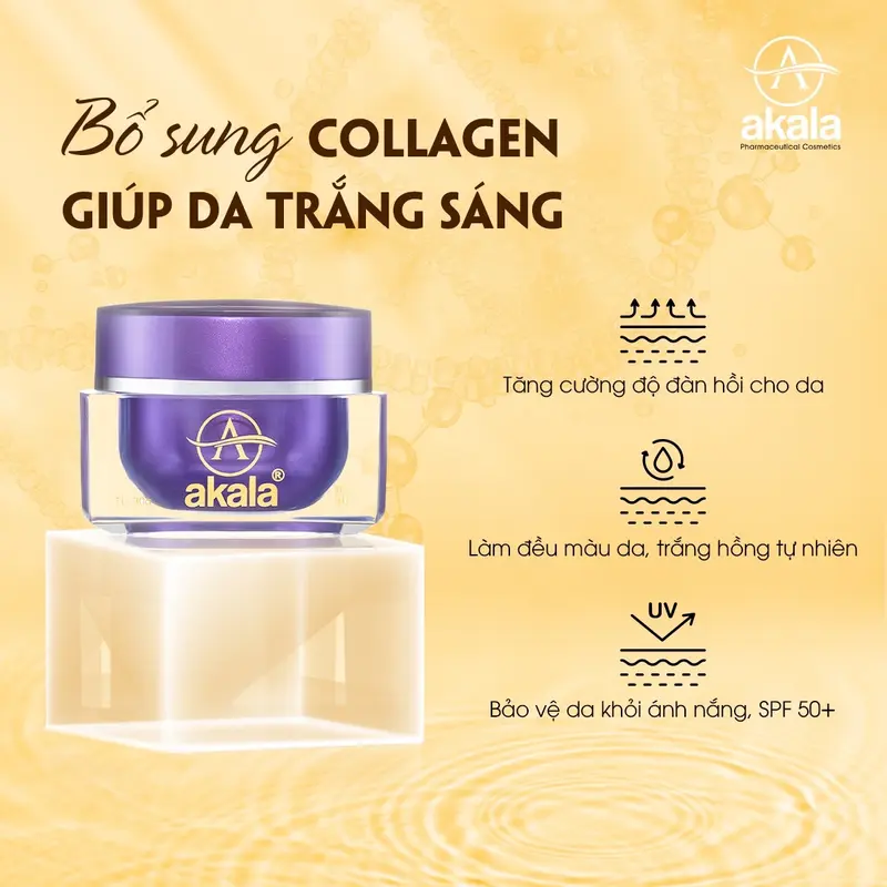 KEM AKALA TÍM - D.ƯỠNG TR.ẮNG T.ÁI T.ẠO N.GỪA M.ỤN CH.ỐNG L.ÃO H.OÁ CH.ỐNG N.ẮNG 30g 2