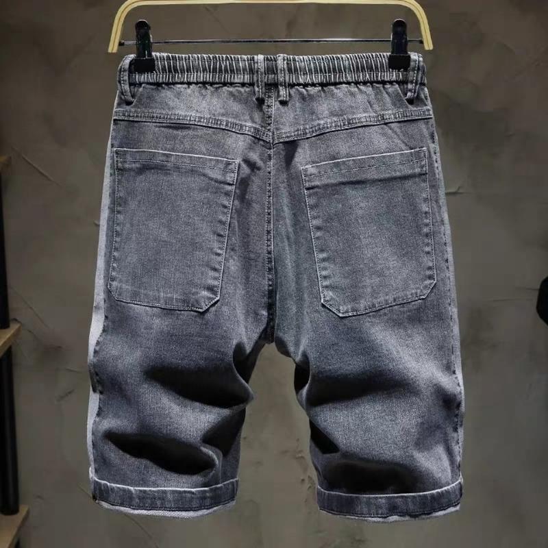 Quần short nam chất jeans cao cấp - Form rộng thời trang, vải mỏng nhẹ co giãn 1