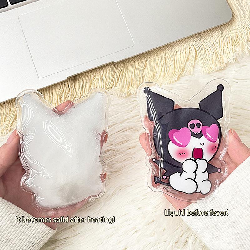 แพ็คสแน็ปร้อนฤดูหนาว, การ์ตูน Sanrio, ใช้ซ้ำได้, เครื่องอุ่นมือแบบคลิก, เจลพ็อกเก็ตติดทนนาน, เครื่องอุ่นมือ, แผ่นร้อนทันที 5