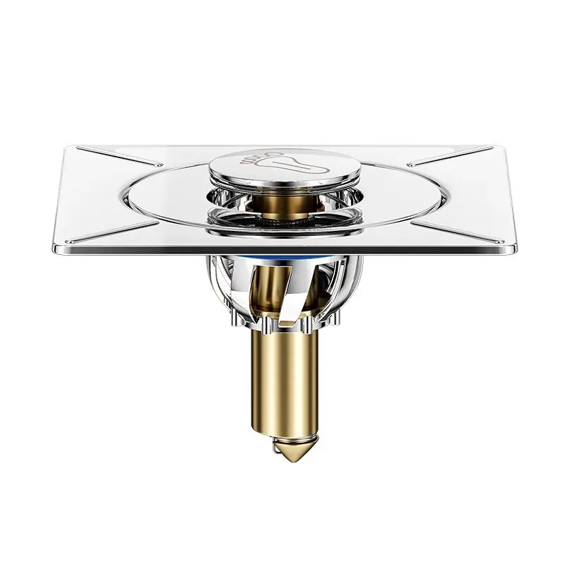 Nắp Cống Inox 304 Lõi Đồng (Nhà Tắm Nhà Vệ Sinh) - Ngăn Mùi Cống Thoát Nước, Ngăn Côn Trùng Rán - Rết 5