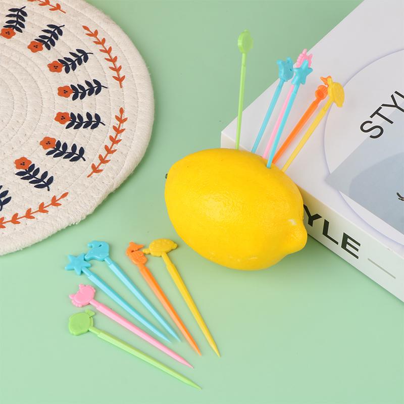 Product Introduction of 20Pcs/Set Cute Animal Food Toothpicks Mini Cartoon Toothpicks Bento Fruit Forks Lunch Box Toothpick Bento Lunch Decoration 18