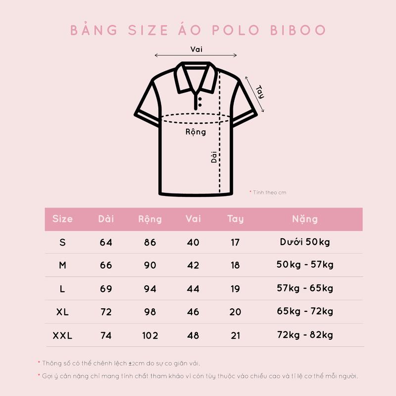 Product Introduction of BIBOO - Áo polo có cổ tay ngắn form unisex nam nữ YOU MAKE ME MELT LIKE ICE CREAM chất liệu cotton cao cấp 0