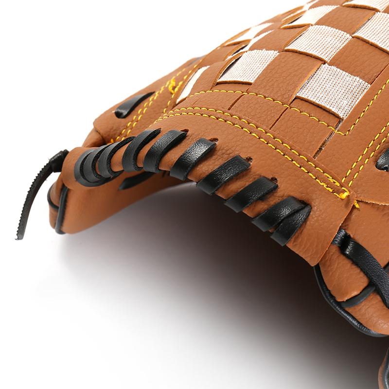 Outdoor Sport Baseball Glove Leather Batting Gloves Softball Practice Equipment Baseball Training Competition Glove For Kids 3