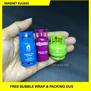 MAGNET MINIATUR TEMPELAN KULKAS GAS LPG