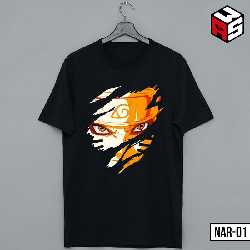 Áo thun Naruto, áo phông in hình naruto sasuke kakashi itachi mẫu mới chất liệu thun cotton