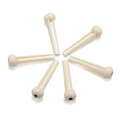 Bridge Pins Saddle Senar Nut Gitar Akustik - A009 - Beige Plastik 2