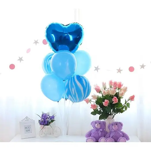 Trụ bóng bay 7 nhánh , trụ mica 7 nhánh Cao Su 5