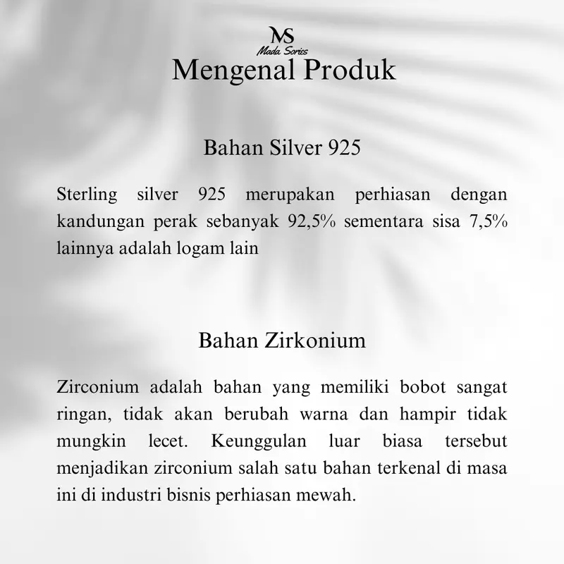 Madasories Gelang Rantai Titanium Permata Hitam Berkilau Zirconium MS16 2