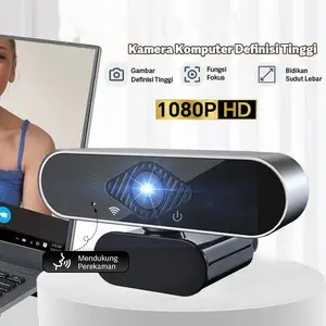 【COD】1080P Webcam Full Hd With Microphone Live Broadcast Video Meeting Camera Laptop Kamera PC