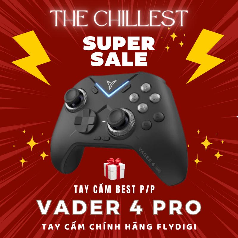  BẢO HÀNH 12T  Tay cầm chơi game Flydigi Vader 4 Pro Hall Efffect Joystick Điều Chỉnh Lực Polling Rate 1000Hz 