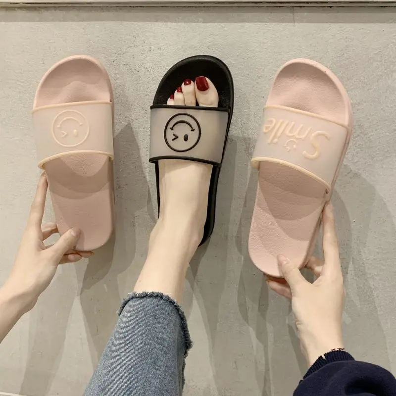 Dép Đi Trong Nhà, Phong Cách Thường Ngày Internet Nóng Bỏng, Dành Cho Nữ, Mùa Hè Mới, Phong Cách Instagram Hồng Kông, Phong Cách Hàn Quốc, Áo Đi Bên Ngoài Chống Trượt, Thời Trang, Giày Dép Đi Trong Nhà Có Quai DéP