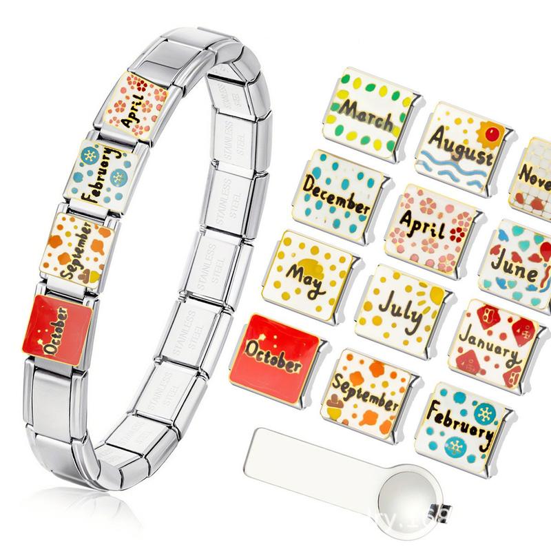 Italian December Module Watch Band Stainless Steel Bracelet - TikTok ...