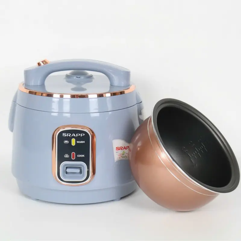 Nồi Cơm Điện SRAPP, Dung Tích 1.2L 1.8L, Nồi Cơm Siêu Đẹp, Bảo Hành Chính Hãng 12 Tháng Cooker Nấu Ăn 6