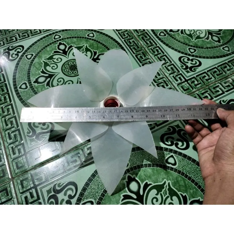 kelopak lampu bunga bahan mika kuat awet dekorasi/ruangan murah cantik dan 4