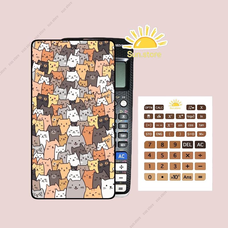 Miếng dán nắp máy tính casio 880 có in theo yêu cầu