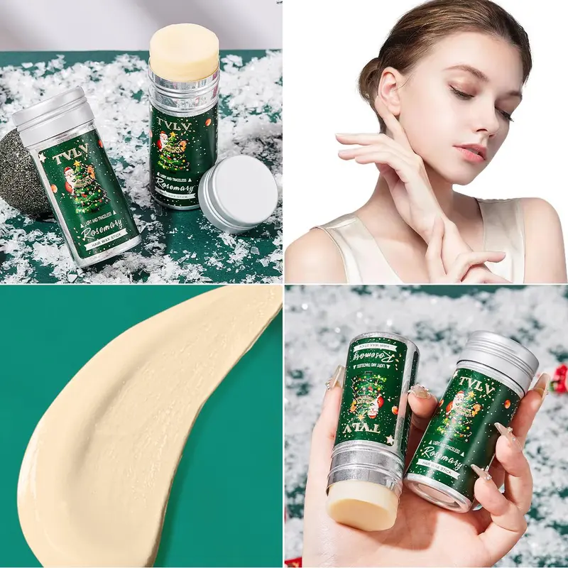 Roll-on Hair Wax Stick, Non Greasy Hair Styling Wax Stick, Suitable for Smooth and Silky Hair, Wigs, Anti Scattering and Edge Frizz Control 7