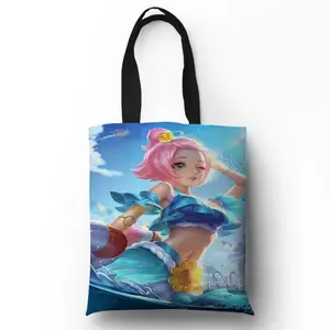 Devva.id - Tote Bag Full Print Bahan Kanvas Waterproof Pria Wanita Motif Angela MLBB Mobile Legend