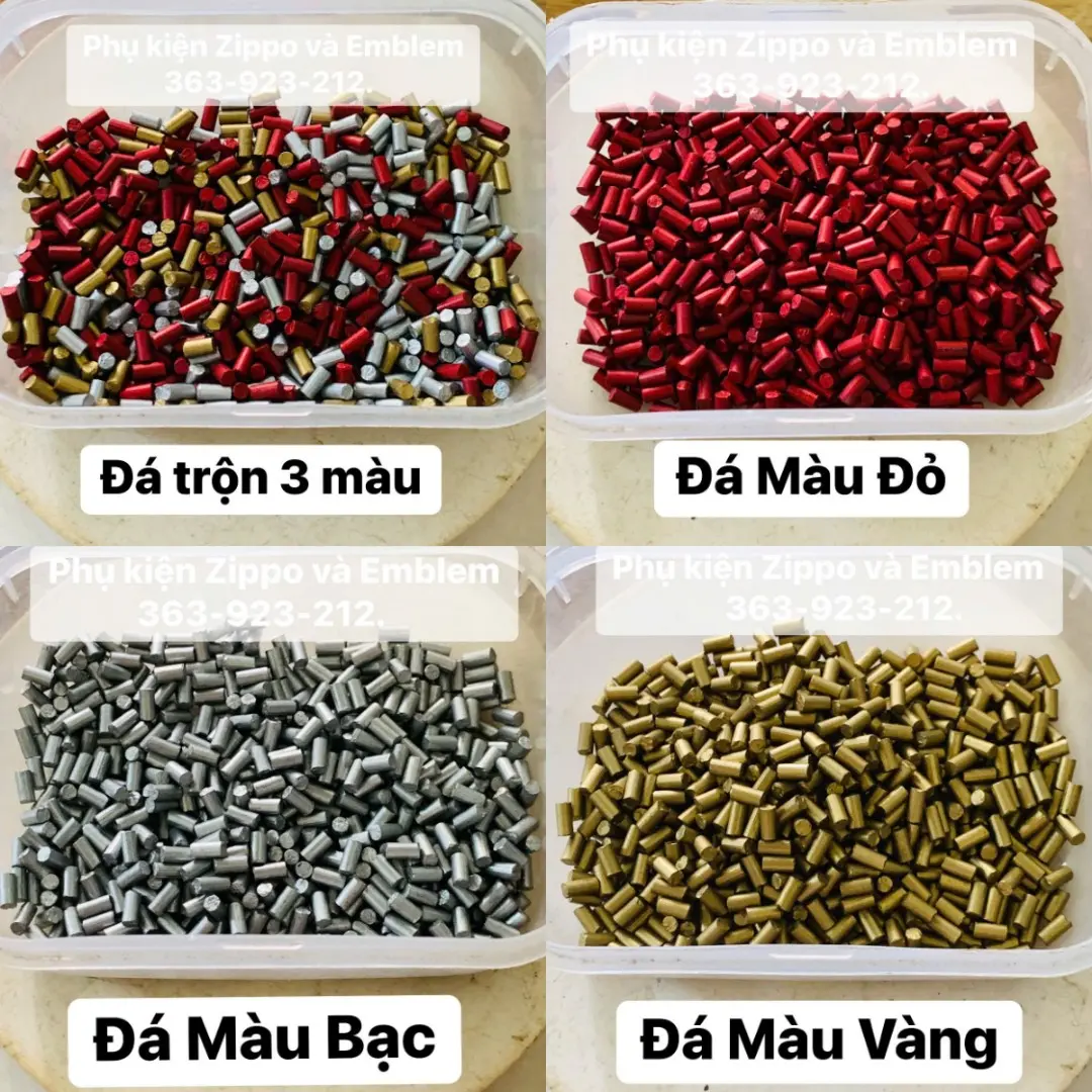 Đá Zippo 100g (1 lạng) khoảng tầm 700 viên.