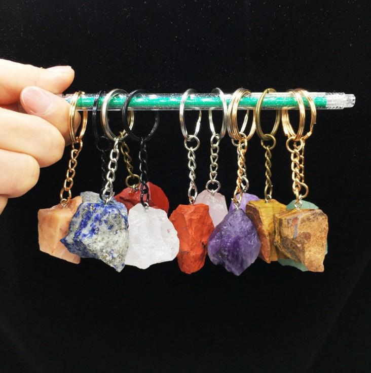 Product Introduction of Natural Colorful Fluorite Double Pointed Crystal Column Color Fluorite Hexagonal Prism Crystal Stone Decoration Home Decoration 10
