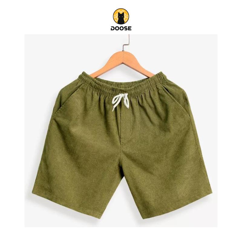 Quần Short Đùi Nhung Tăm Nam Nữ DOOSE Style Unisex Ulzzang HQ - Đủ Màu 0