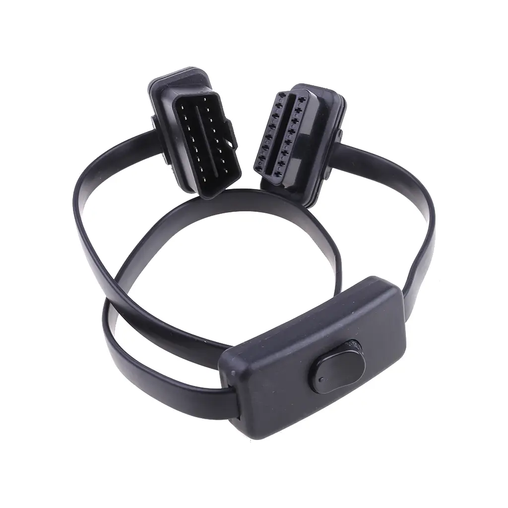 OBD2 16 Pin Car Male to Female Extension Cable Diagnostic Extender Cord Adapter