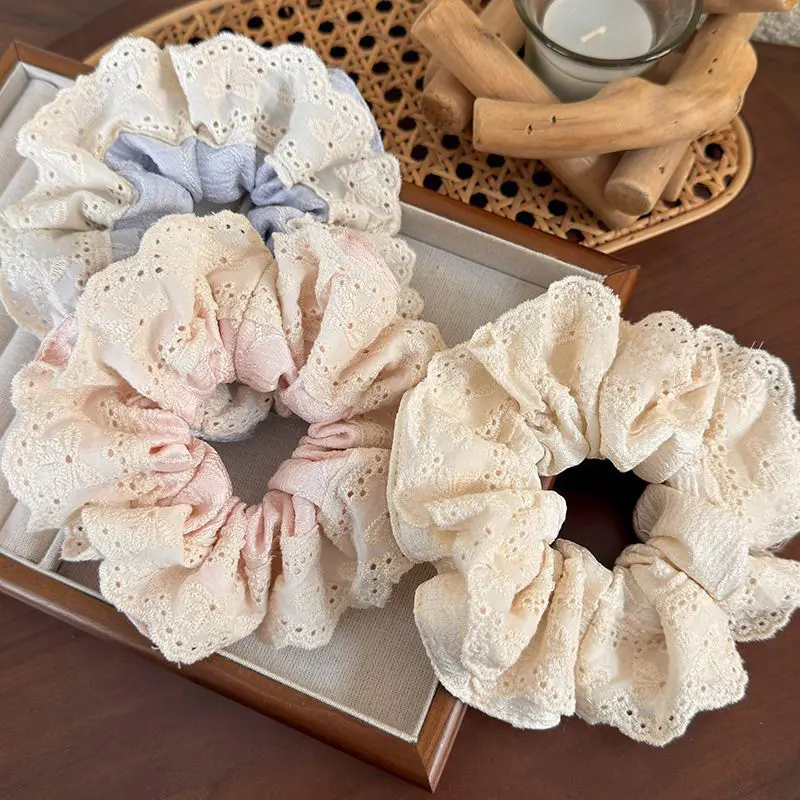 Scrunchies Ren, Dành Cho Phụ Nữ, Scrunchies Lớn, Scrunchies Tóc Co Giãn, Kiểu Tóc Pháp, Giá Đỡ Tóc Đuôi Ngựa