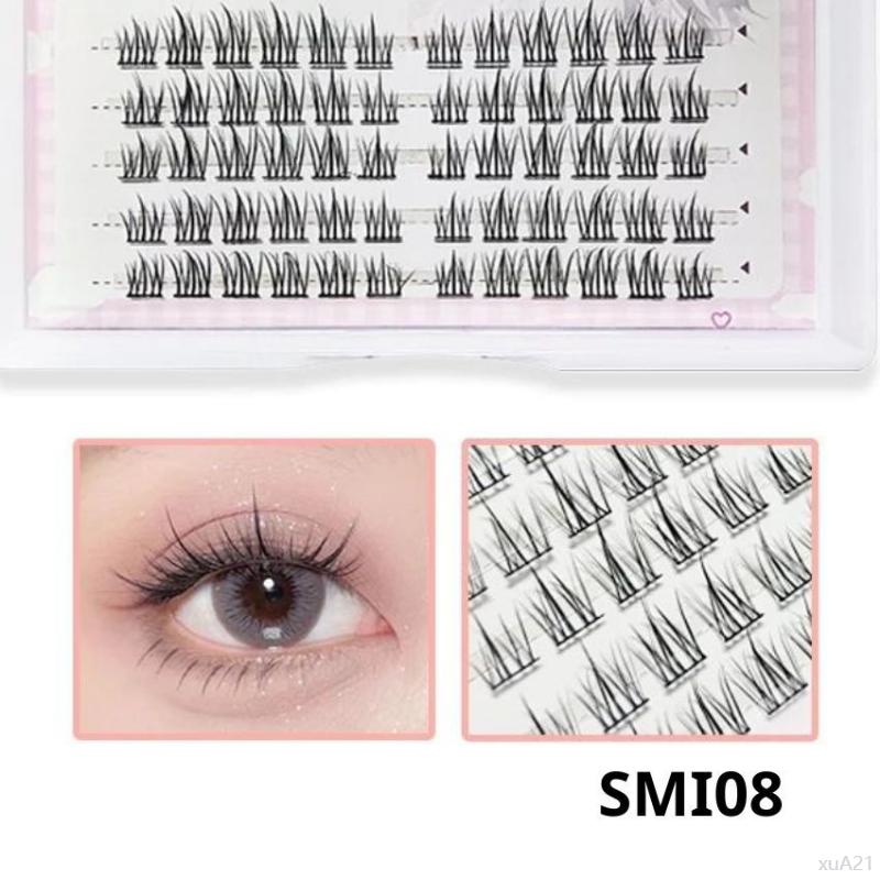 Product Introduction of Keo dán không vệt - Bền chặt 12 tiếng như lớp da thứ hai Mi Giả Cụm Tự Nhiên Douyin Tái Sử Dụng Nhiều Lần Lông Mi Giả Tách Sợi Trang Điểm Mắt NAVI tẩy  trang  dầu  mụn mi  sole  tự  nhiên  volume  tai  thỏ kẻ  mắt  nước chì  mèo saptay russian  lashes son 25