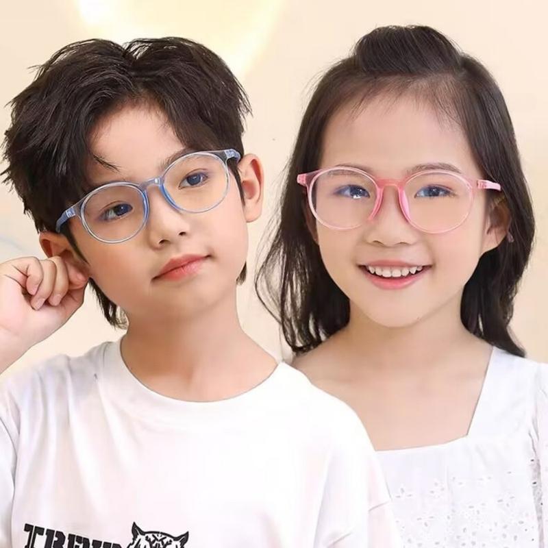 Product Introduction of Anti-Rad&Anti-blue Eyeglasses for Kids To Protect The Eye Glass Against Blue Light Eyeglasses Replaceable Lens Round Shape for Boys Girls Baby 1
