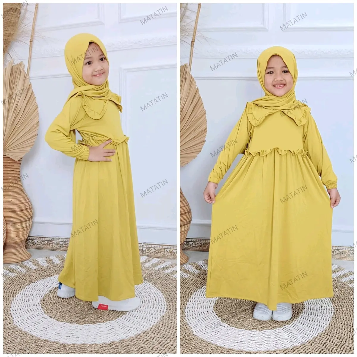 GAMIS ANAK PEREMPUAN REMPEL USIA 1-9 TAHUN