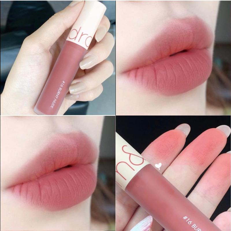 Son Romand Zero 16 Hồng Đất Nude, Son Kem Romand Zero Velvet Tint
