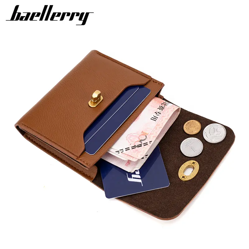 Dompet Kartu Koin Wanita Kulit PU BAELLERRY K8324 6