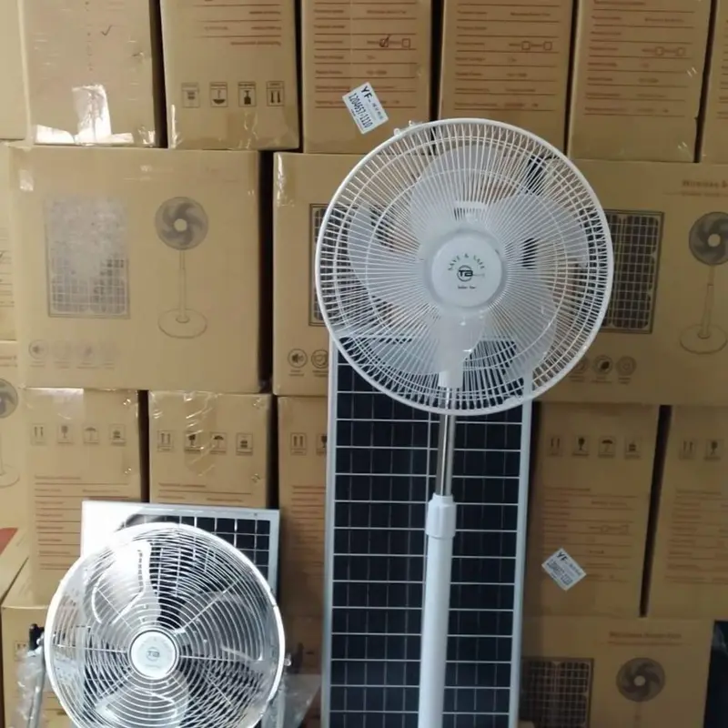 Quạt năng lượng mặt trời, quạt tích điện năng lượng mặt trời, quạt 3