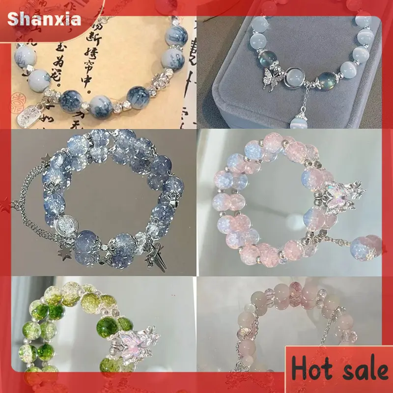 Gelang Rumbai Manis, Mewah Mampu Milik, Untuk Wanita dan Gadis, Fesyen, Manik Fantasi, Gelang Tali Elastik, Aksesori, Hadiah Bracelets