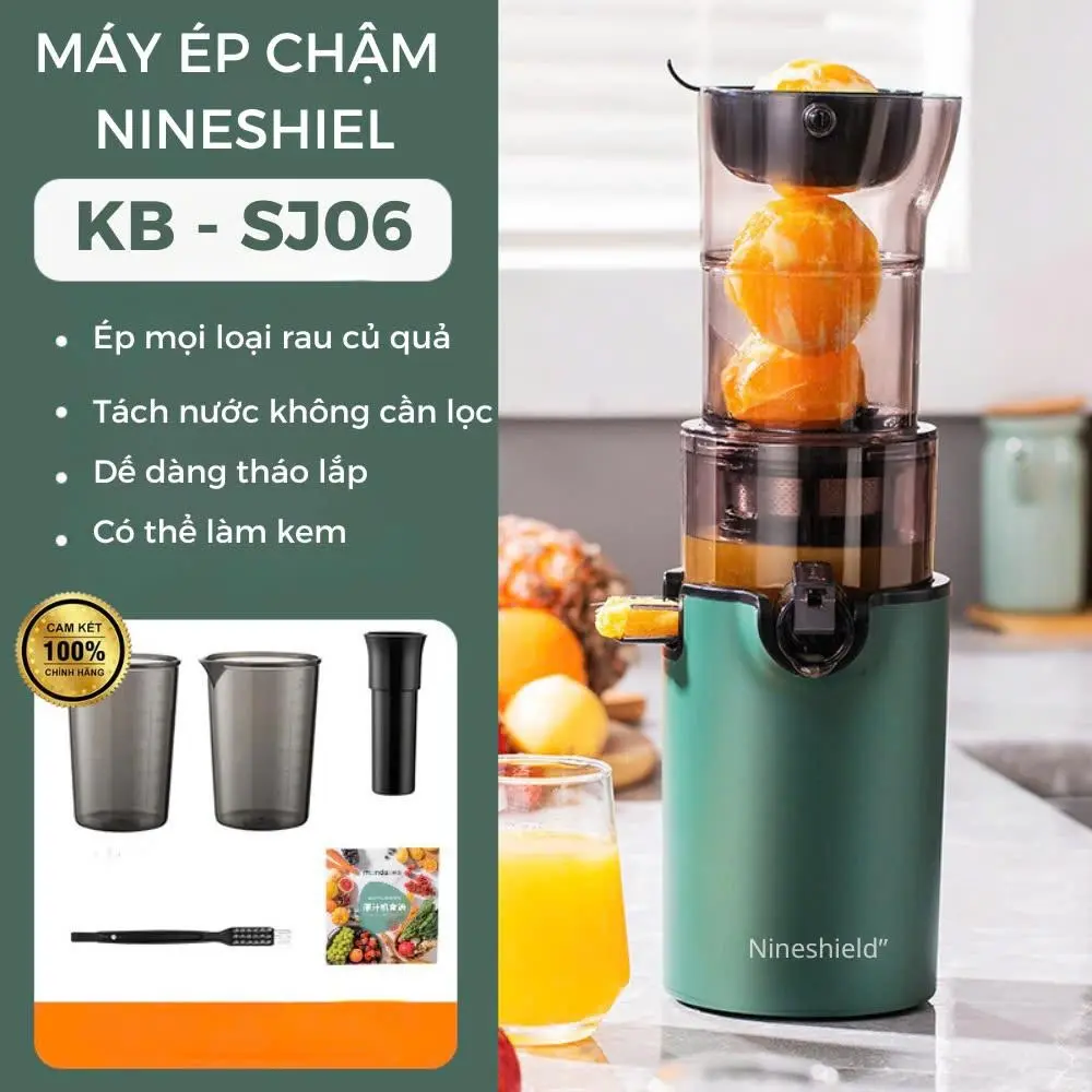 Máy Ép Chậm NINESHIELD KB-SJ06 - Chính hãng - Bảo Hành 12 tháng