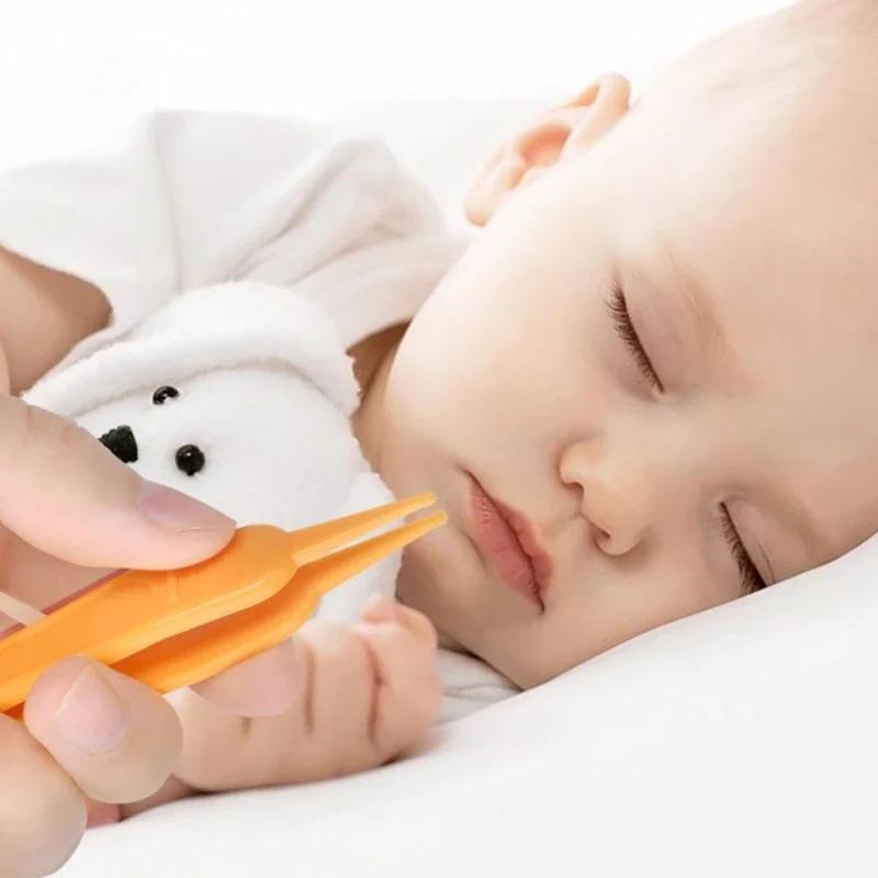 Product Introduction of xgnvpy Nhíp mũi cho bé Dụng cụ làm sạch mũi đầu tròn Dụng cụ lấy ráy ******ng cụ làm sạch tai Kẹp lấy ráy tai Bộ dụng cụ lấy ráy tai cho trẻ sơ sinh 6