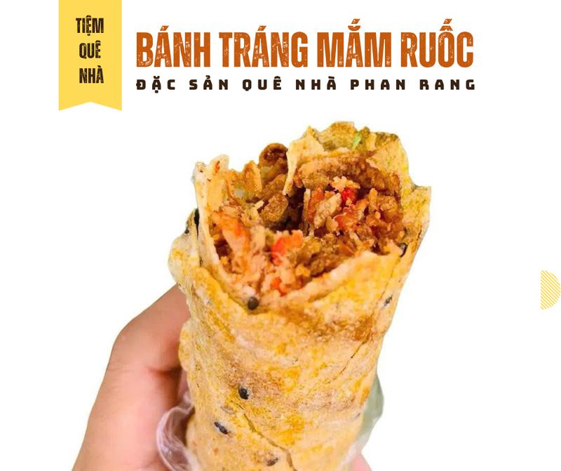 FULL TOPPING - COMBO 30 Bánh Tráng Nướng Mắm Ruốc KO CAY - Đặc Sản Phan Rang - Tiệm Quê Nhà