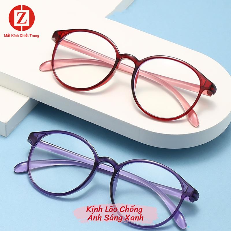 [MÃ H5210] Kính lão Kính Mắt dành cho người cao tuổi form tròn cổ điển Mắt Kính.