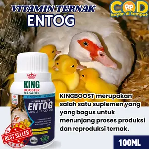 Vitamin Ternak Unggas ENTOK/MENTOK 100ML penggemuk unggas,penambah nafsu makan,cepat besar.