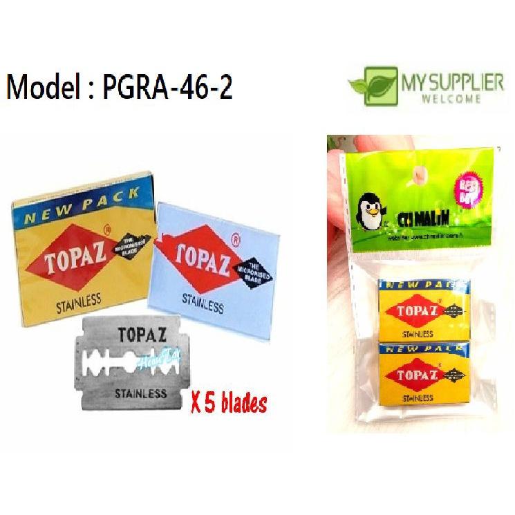 2boxes Topaz Razor Blade 5 Blades* - TikTok Shop Malaysia
