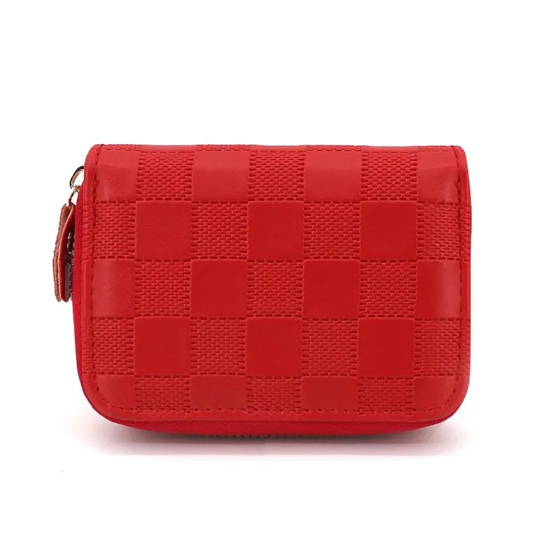 Chủ thẻ, Chống khử từ, Nhiều khe cắm thẻ, Dung lượng lớn, Unisex, Giấy phép lái xe ID, Hộp đựng thẻ ngân hàng, Ví có dây kéo nhỏ gọn 4